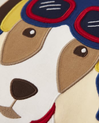 Haut raglan Pilot Dog pour garçons - Aviator School