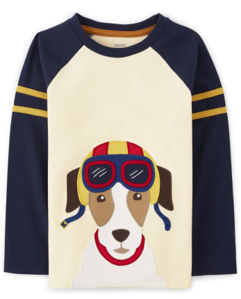 Haut raglan Pilot Dog pour garçons - Aviator School