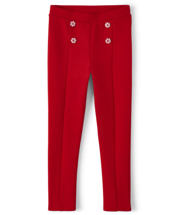 Girls 4-20 SO® Zipper Pocket Ponte Pants in Regular & Plus Size