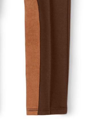 Girls Pieced Ponte Jeggings - County Fair