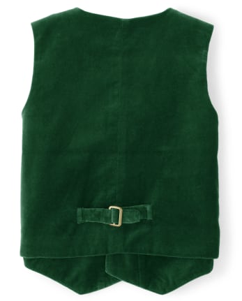 Boys Velvet Vest - Holiday Traditions