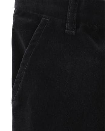 Pantalones de vestir de terciopelo para niños