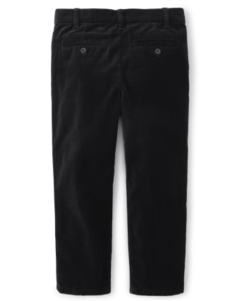 Pantalones de vestir de terciopelo para niños