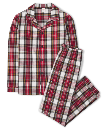 Unisex Adult Matching Family Plaid Flannel Pajamas - Gymmies