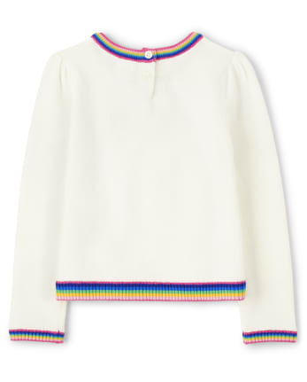 Suéter con pintura bordada para niñas - Future Artist