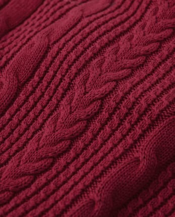 Pull en tricot torsadé pour filles - Holiday Traditions