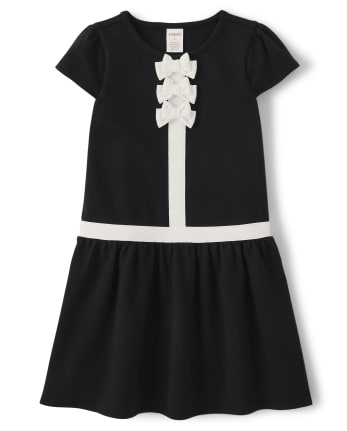 Robe Ponte à nœud pour fille - Cadeau idéal