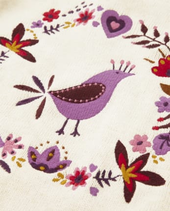 Pull à couronne florale pour fille - Spice Market