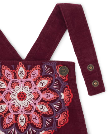 Jupe en velours côtelé Mandala pour fille - Spice Market