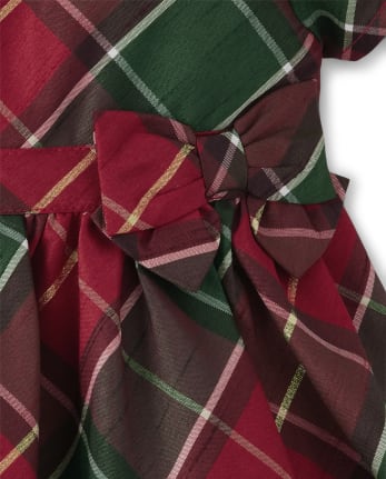 Baby Girls Matching Family Plaid Dress - Holiday Traditions