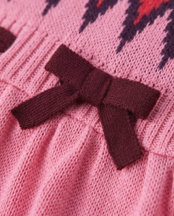 Robe pull jacquard pour fille - Spice Market