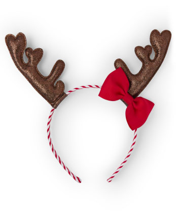 Girls Reindeer Headband - Holiday Express