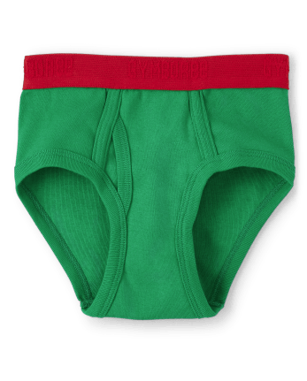 Boys Christmas Dino Brief Underwear 3-Pack