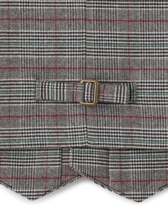 Boys Plaid Vest - Perfect Present