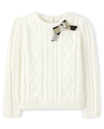 Girls Cable Knit Sweater - Perfect Present