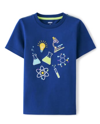 Camiseta de ciencia bordada para niños - Futuro artista