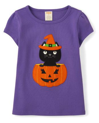 Haut brodé pour chat - Trick or Treat