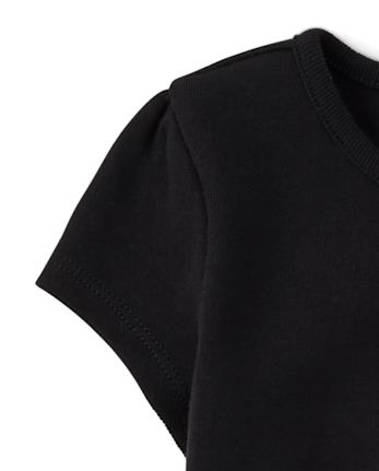 Girls Embroidered Mouse Top - Trick or Treat