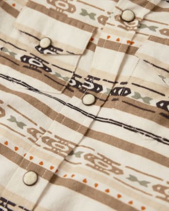 Chemise Western Snap Front pour garçon - County Fair