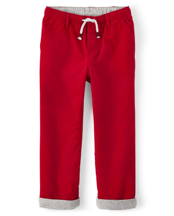Boys Corduroy Pull On Pants - Holiday Express