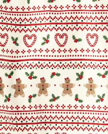 Leggings en jacquard Gingerbread pour fille - Gingerbread House