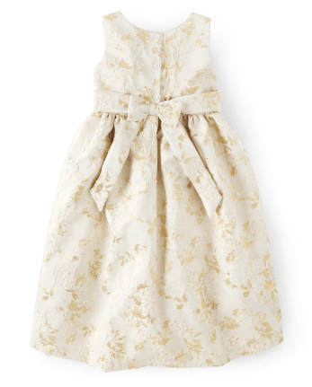 Girls Floral High Low Dress - Special Occasion