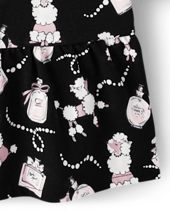 Girls Perfume Dress - Tres Chic