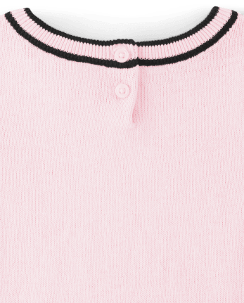 Girls Bow Sweater Dress - Tres Chic
