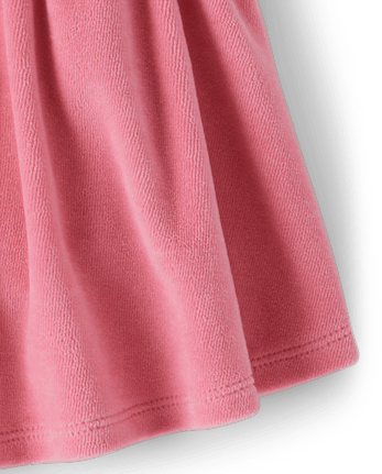 Jupe-short froncée en velours Fille - Bear Hugs