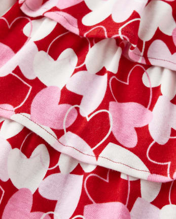 Girls Heart Skort - Valentine Cutie