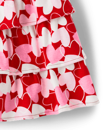 Girls Heart Skort - Valentine Cutie