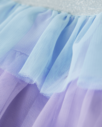 Girls Tiered Tutu Skirt - Unicorn Princess