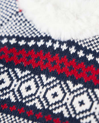 Robe pull Fairisle assortie pour filles - Célébrations de famille