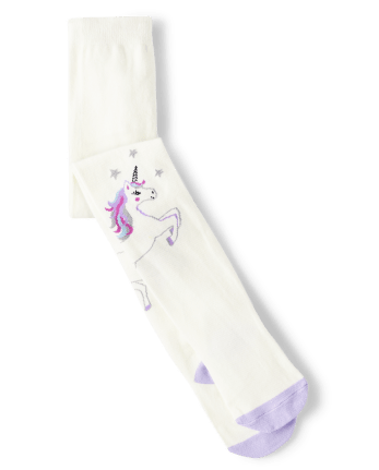 Girls Unicorn Tights - Unicorn Princess
