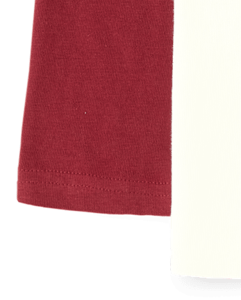 Boys Embroidered Christmas Raglan Top - Gingerbread House
