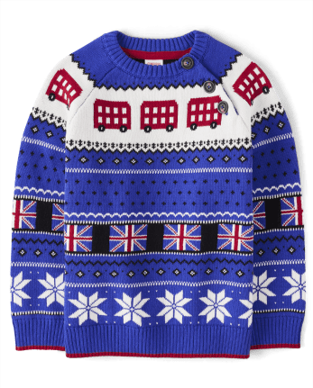 Boys London Fairisle Sweater - London Calling