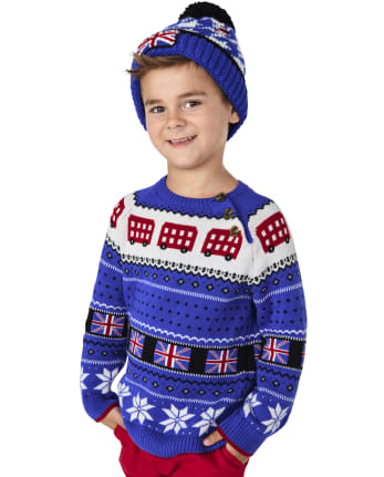 Boys London Fairisle Sweater - London Calling
