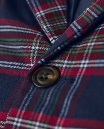 Boys Plaid Blazer - Family Celebrations
