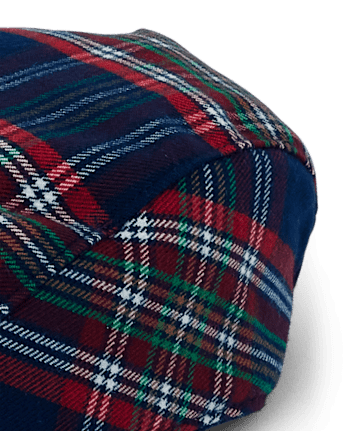 Baby Boys Plaid Newsboy Hat - Family Celebrations