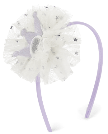 Bandeau couronne à paillettes pour filles - Princesse Licorne