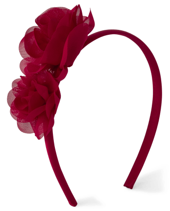 Girls Floral Headband - All Dressed Up
