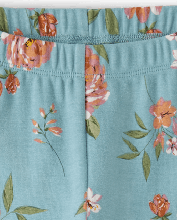 Girls Floral Leggings - Little Rocky Mountain