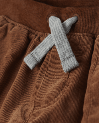 Pantalones sin cordones de pana para niño - Gingerbread House