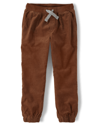 Pantalones sin cordones de pana para niño - Gingerbread House