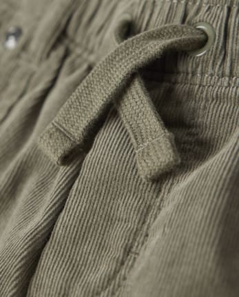Pantalones jogger sin cordones de pana para niños - Little Rocky Mountain