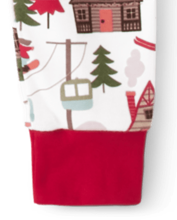 Kids Ski Lodge Snug Fit Cotton Pajamas