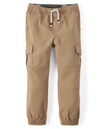 Boys Embroidered Squirrel Top And Twill Pull On Cargo Pants Set - S'more Fun
