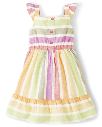 Girls Matching Family Striped Dress - Little Sprout
