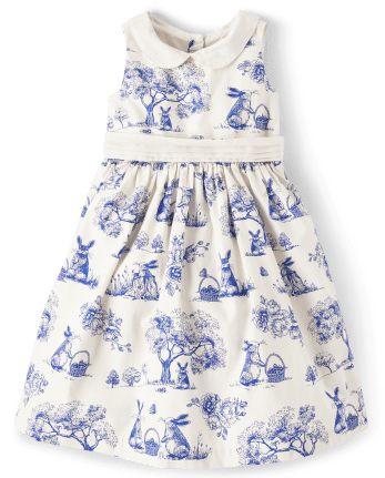 Vestido Niña Conejo Peter Pan - Azul Belle