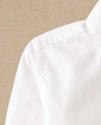 Chemise boutonnée en popeline pour garçon - Occasions spéciales